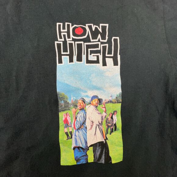 How High Shoe Palace Crop Tee Medium Black - Picture 4 of 6